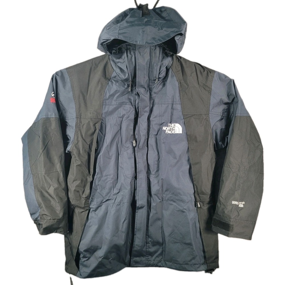 The North Face Summit Series Gore-Tex XCR Jacket Mens Small Blue Black Hoodie